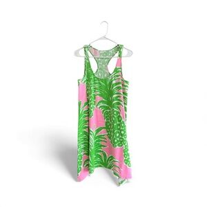 Lilly Pulitzer Pink and Green Swim Coverup